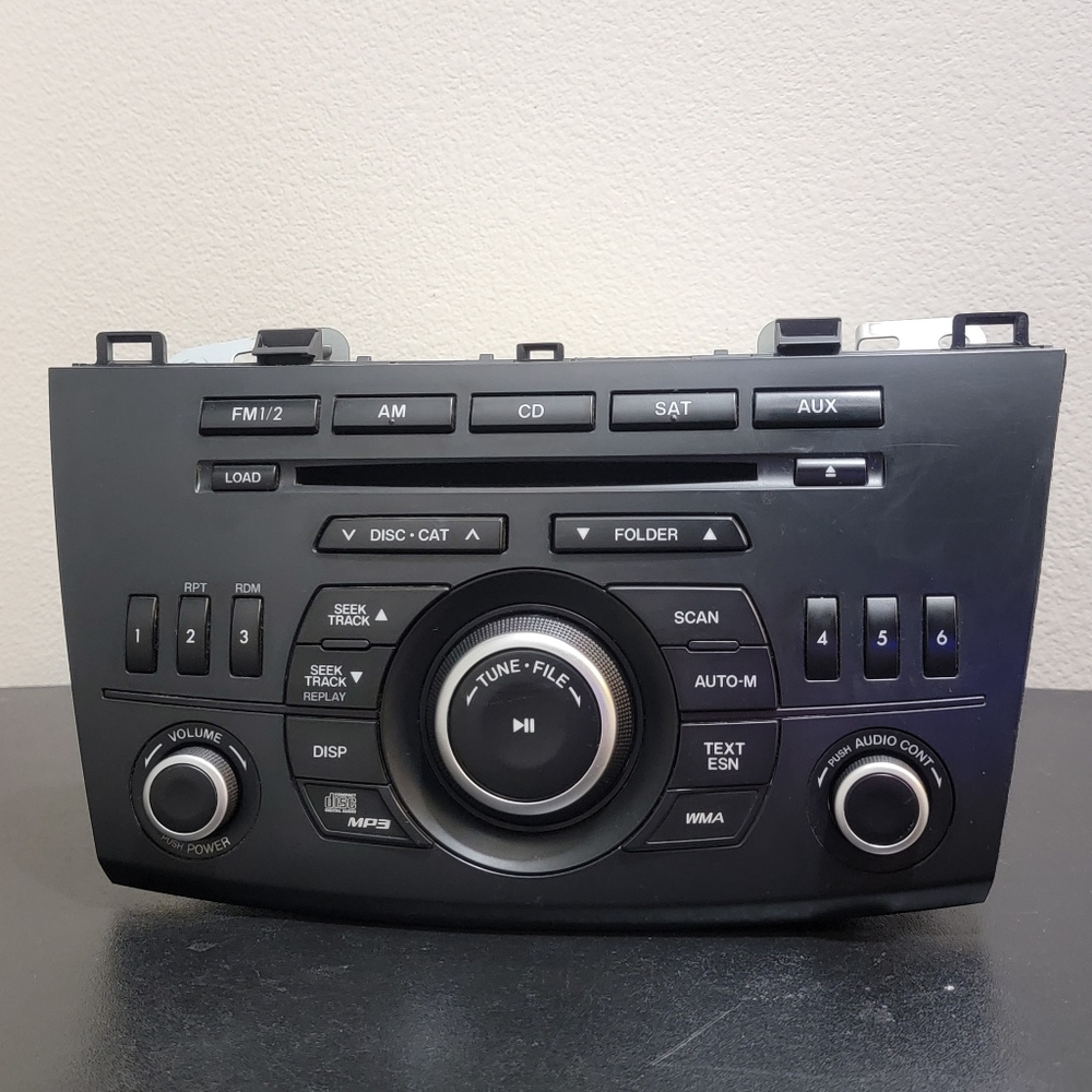 2012 Mazda 3 AM/FM Audio 6-CD player‎ Radio WMA MP3 OEM BBM5 66 AR0